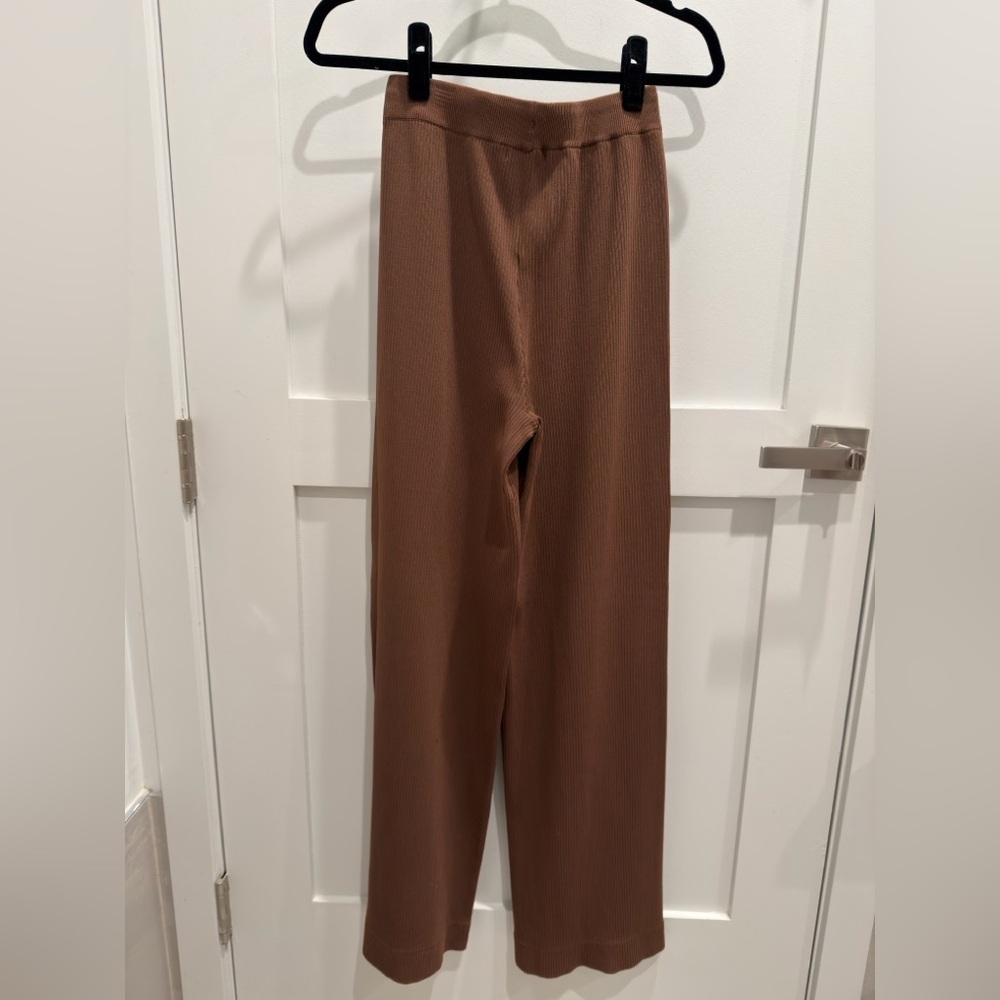 Straight Ribbed Pants - Picture 3 of 4